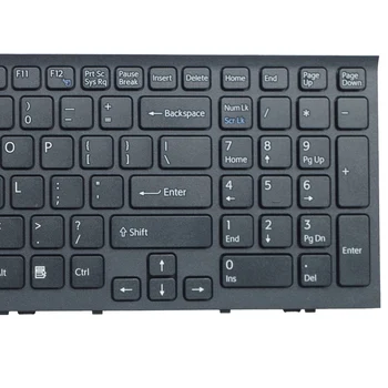 GZEELE Naujas JAV Nešiojamojo kompiuterio Klaviatūra Sony VPC-EH VPCEH 148970811 AEHK1U00010 V116646E PKG-71811L PKG-71811W anglų juoda