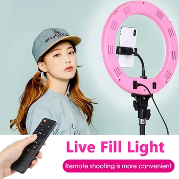 USB įkrovimo LED Selfie Žiedas Šviesos 