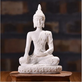 Smiltainio Budos skulptūra apdaila aukštos kokybės kūrybos darbalaukio namų dekoro mini Budos statula nemokamas pristatymas