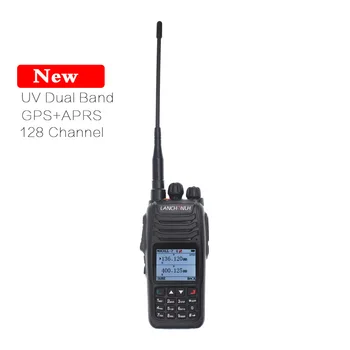 HG-UV98 Walkie Talkie Du Būdu Radijo VHF UHF MN TFT ekranas, Žibintuvėlis, GPS Beidou GLONASS belaidis ryšys