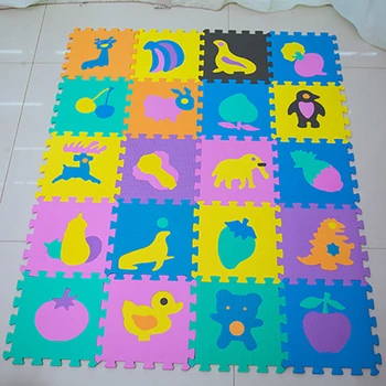 Putų anglų Abėcėlės, Skaičių Modelis Žaisti Anti-rudenį Kilimėlis Baby Vaikų Puzzle Žaislas Laišką Nuskaitymo Kilimų Žaislai 30*30 cm