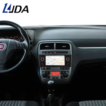 LJDA Android 10.0 Automobilio Multimedijos Grotuvo Fiat Grande Punto Linea 1 Din Automobilio Radijo, GPS Navigacija Stereo Octa Šerdys Autoaudio