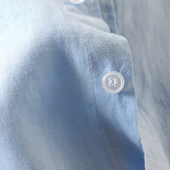 2018 Naujas vasaros vyrų skalbiniai, marškiniai vyrams, prekės trijų ketvirčių rankovėmis shirt mens gradientas blue marškinėliai vyrų atsitiktinis camisa dropshipping