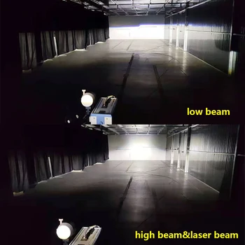 SANVI Automobilių Bi LED&lazerinio Projektoriaus Objektyvo priekinis žibintas 35w 6000K hi-low beam Auto LED Projektorius priekinis žibintas Automobilį, Motociklą Šviesos Ppgrade