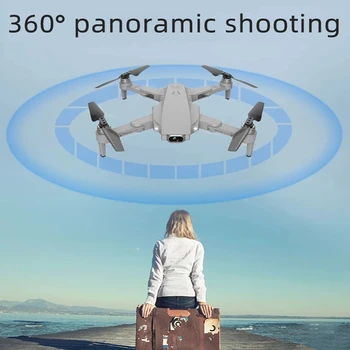2021 Naujas Dron 4k 120° Plataus Kampo ESC Kamera, GPS Drone WIFI FPV RC Quadcopter 25mins Žaisti Laiko Priartinimas 50X, Sulankstomas RC Drone