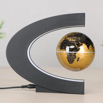 Kintama Magnetic Levitation Pasaulyje LED Nakties Šviesos Pasaulio Žemėlapyje Lempos Apšvietimo Office Home Apdailos Sausumos Pasaulyje Naujovė Lempos