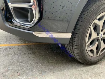 Dėl Subaru Forester SK 2018 2019 Papuošti Reikmenys, Nerūdijančio Plieno priekinis Bamperis Raštas Apdaila