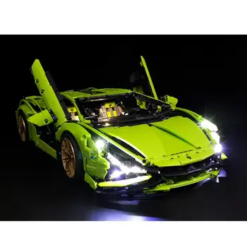 LED lemputės Komplektą už 42115 už Lamborghini Sian FKP 37 Automobilių Plytų Žaislai (Tik LED Šviesos Komplekte) Klasikinis/Nuotolinio Valdymo pultelio Versiją