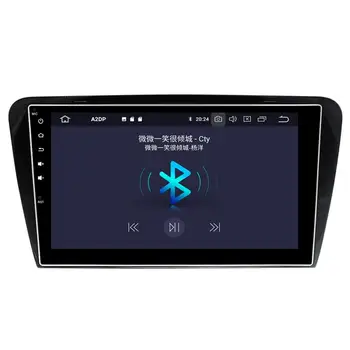 Automobilio Multimedijos Grotuvas 1 Din DVD Automotivo Android 9.1 Už Skoda/Octavia-2019 GPS Quad Core RAM 2G ROM 16 GB Radijo galvos vienetas