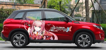 DARLING į FRANXX Vandeniui Japonijos Anime Vinilo Automobilių Lipdukas Animacinių filmų Durų Lipdukai Ralliart Lipdukai Transporto priemonių Priedai CNS540