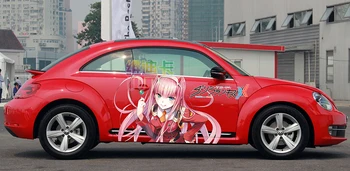 DARLING į FRANXX Vandeniui Japonijos Anime Vinilo Automobilių Lipdukas Animacinių filmų Durų Lipdukai Ralliart Lipdukai Transporto priemonių Priedai CNS540