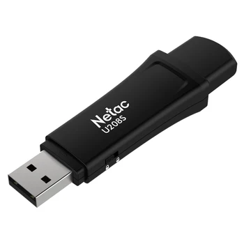Netac USB 2.0 Rašyti Saugomų 8GB 16GB 32GB USB Flash Drive 2.0 Pendrive USB Pen Drive U208S U Disko Užšifruoti Atminties