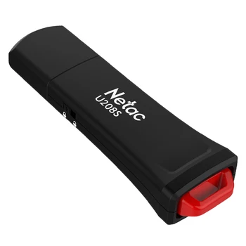 Netac USB 2.0 Rašyti Saugomų 8GB 16GB 32GB USB Flash Drive 2.0 Pendrive USB Pen Drive U208S U Disko Užšifruoti Atminties