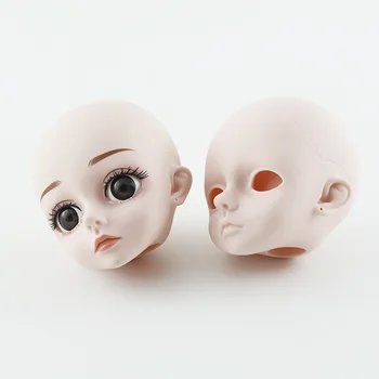 BJD Doll 1/3 Galvos 60cm Lėlės, Ne Makiažas ir Makiažas Mergina Žaislai Vaikams Kamuolys, Šlifuota Tik Lėlės Galvą