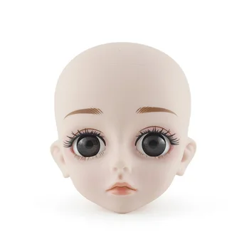 BJD Doll 1/3 Galvos 60cm Lėlės, Ne Makiažas ir Makiažas Mergina Žaislai Vaikams Kamuolys, Šlifuota Tik Lėlės Galvą