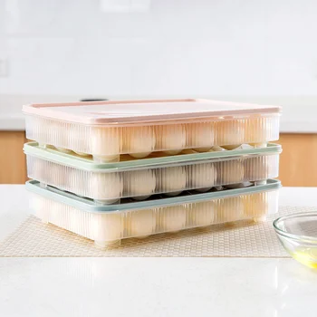 MeyJig 24 Tinklelis, Patvarus Kiaušinių Dėžutės Krepšelį Organizatorius Plastikinių Kiaušinių Konteinerių Laikymo Dėžutė Namų Virtuvėje Skaidrus Atveju
