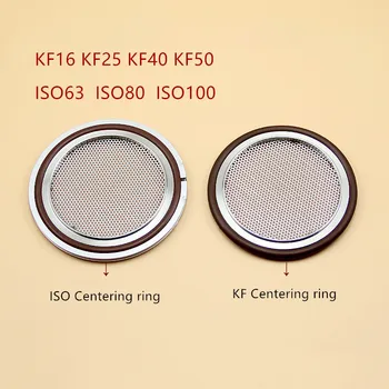 ISO63 ISO80 ISO100 Nerūdijančio Plieno 304 Dulkių Plat Ekrano Laikiklis Filtro Laikiklis Ju su Aliuminio Išorinis Žiedas