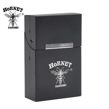 HORNET PAVOJŲ Klasikinis Aliuminio Cigarečių Padengti Cigarečių Atveju Turėtojas Sunkaus Metalo Tabako Saugojimui Lauke