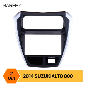 Harfey Juodas UV Dvigubo Din Montavimo rinkinys, skirtas m. SUZUKI ALTO 800 Automobilio Radijo Fasciją, Garso Grotuvas Rėmas Auto Stereo