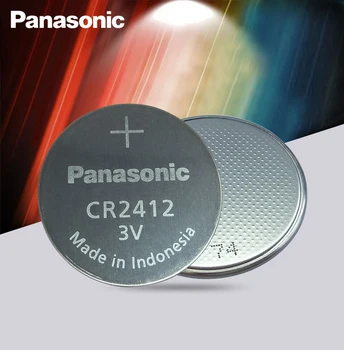 Naujas Panasonic Originalus 3V Mygtuką Cell Baterijos CR2412 Ličio Monetos žiūrėti Raktų Žiedai Baterija swatch žiūrėti