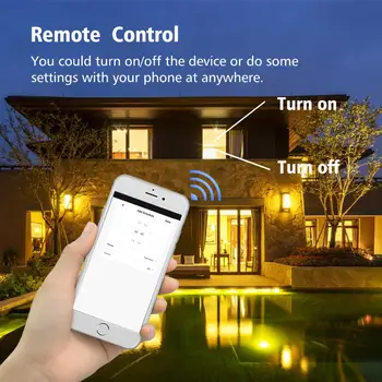 Inkbird APP Nuotolinio Valdymo RAŠALO WP01 Smart Wi-Fi Kištukas su Laikmačio Funkcija , Veikia su Alexa Echo ir 