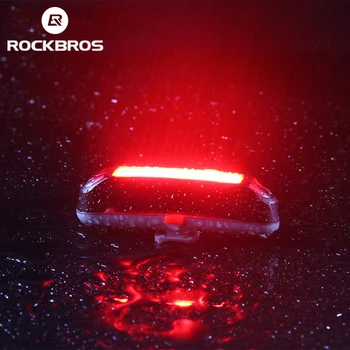 ROCKBROS Dviračių Šviesos Dviratį Dviračiu Vandeniui Uodega Lemputė 30LED Super Light Su USB Įkrovimo Saugos Naktį Jojimo, Galinis Žibintas