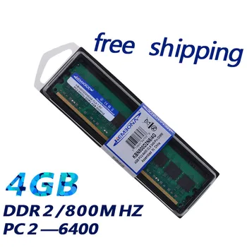 KEMBONA visiškai Nauja 4 GB DDR2 PC2-6400 800MHz Už Desktop PC DIMM Atmintis RAM 240 kaiščiai-M-D Sistema Aukšto Suderinama