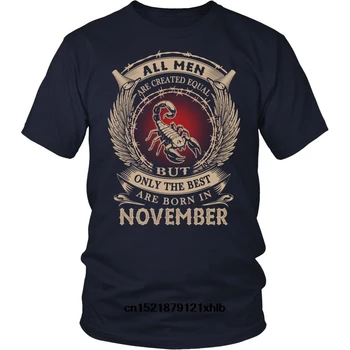Vyrų marškinėliai lapkričio Geriausia Yra Gimę lapkričio juokinga t-shirt suvenyrinius marškinėlius moterims