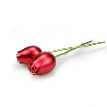 Dirbtinių gėlių pumpurų rose kūrybos rose formos papuošalų dėžutė meilės prisipažinimas dovanų dėžutėje Valentino diena, vestuvių namų puošybai