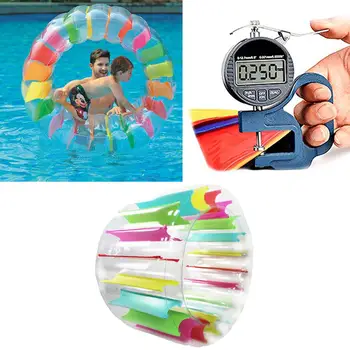 NAUJAS 0,25 mm PVC Oro Roller Ball Žaislas Pripučiami Vandens Rato Volas Plaukti Daugiafunkcinis Vandens Varantys Žaislas Vaikams