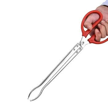 Multi-funkcija Nerūdijančio Plieno Žnyplės raudona rankena, neslystantis Dantų apkabos, Lauko Jūros Krabų ricefield ungurių Žvejybos Laimikio Įrankis