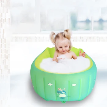 Naujas didelis nešiojamų lankstymo vaikams, vaiku vonia pripučiami kūdikių vonia rinkinys naujagimiui baseinas 0-8 metų amžiaus