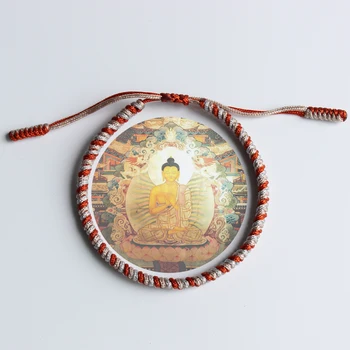 Eastisan Tibeto Budistų Handbraided Mazgų Palaiminti Pasisekė Apyrankė Vyras Moteris Virvę Bangle Budizmas Rankų Darbo Papuošalai