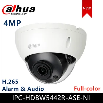 Dahua Full IP vaizdo Kamera IPC-HDBW5442R-ASE-NI Dieną Naktį Fiksuoto židinio Dome Network Camera POE Palaikymo ir SD Kortelę