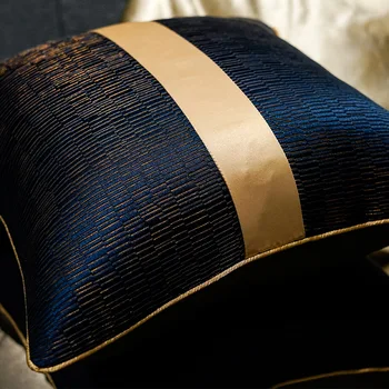 Prabanga Mėlyna aukso dekoratyvinės pagalvėlės automobilių pagalvės, Dekoratyvinės pagalvėlės Paprasta pagalvėlė apima 