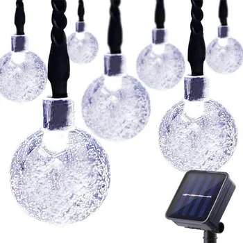 Lauko Vandeniui LED Saulės Žibintas String Žibintai 6M 30 Led Energijos Taupymo Lempos, Lankstus Šviesos Šventė Kalėdų Vakarėlį Dekoratyvinis
