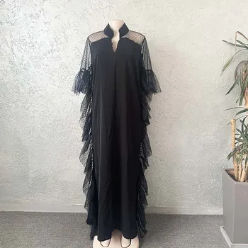 Super Dydžio Naujųjų Juodosios Afrikos Dashiki Maxi Suknelė Mados Prarasti Net Siūlų Ilga Suknelė Afrikos Suknelė Moterims Afrikos Drabužiai