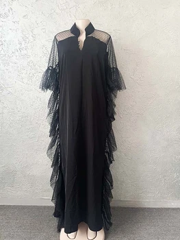 Super Dydžio Naujųjų Juodosios Afrikos Dashiki Maxi Suknelė Mados Prarasti Net Siūlų Ilga Suknelė Afrikos Suknelė Moterims Afrikos Drabužiai