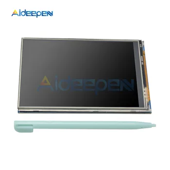 3.5 colių TFT LCD Ekranas Ekrano Monitorius su 4 Touch Panel 320*480 320x480 už RPi1/RPi2/aviečių pi3 Valdybos V3