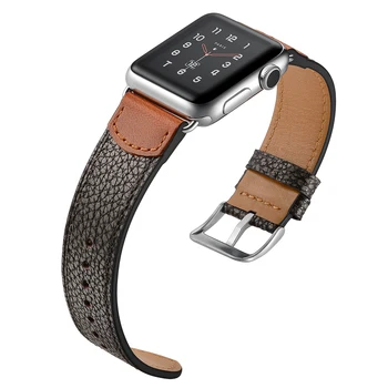 Natūralios Odos Kilpa Dirželis Apple Watch Band 5 4 3 2 1 Serija 38mm 40mm Vyrai Moterys Watch Band 44mm 42mm iwatch Apyrankė