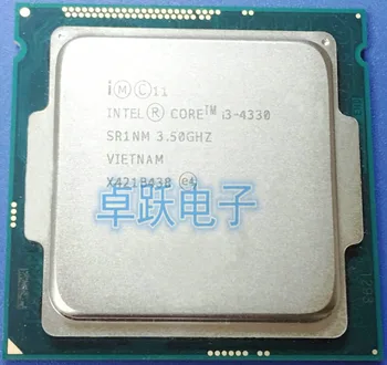 Intel Core i3 4330 3.5 GHz 4M Dual Core desktop procesorių Kompiuterio CPU Socket LGA 1150 scrattered vienetų nemokamas pristatymas