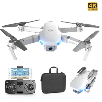 Mini Drone su Kamera 4K 1080P HD Plataus Kampo Kameros, WiFi fpv RC Tranai Quadcopter Aukštis Laikyti Fotoaparatą aerofotografija Dron