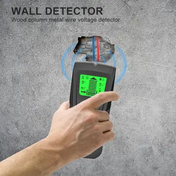 3 1. Metalo Detektorius, Ieškiklis Medienos Smeigės Detektorius AC Įtampos Live Wire Aptikti Sienų Skeneris Sienos Detektorius