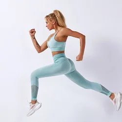 CHRLEISURE Fitneso Vientisą Darbą-Out Antblauzdžiai Moterims Aukšto Juosmens Kvėpuojantis Sporto Salė Ruožas Tuščiaviduriai Legging Moterims
