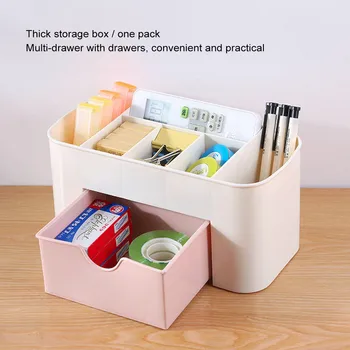 Kosmetikos Laikymo Dėžutė Darbalaukio Plastikinių Papuošalų Dėžutė Su stalčiumi talpinimo Namuose sudaro Saugojimo Organizatorius