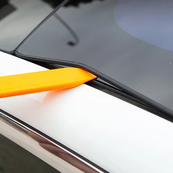 Automobilio Priekinio Stiklo Ant Stogo Vėjo Guard Sumažinti Triukšmo Mažinimo Sandariklių Komplektas Liukas, Stiklo Sandarinimo Juostelės Auto Reikmenys Tesla Modelis 3