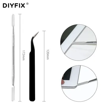 DIYFIX 33 1 Išmaniojo telefono Ekrano Atidarymo Replės Švaresnis Pincetas Atsuktuvas Smalsauti Ardyti Įrankių Rinkinys iPhone Samsung Sony