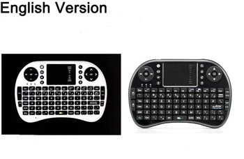 Belaidė Mini klaviatūra Oro Pelės anglų, arabų, rusų, hebrajų Versija, ispanų, Tajų Galima PC Nešiojamas kompiuteris Raspberry Pi