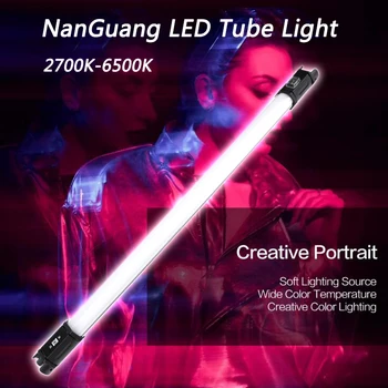 Nanlite Pavotube 15C 30C LED Vamzdis Šviesos RGB Spalvų 2700K-6500K Nešiojamą Fotografijos, Šviesos, Klijuoti Nuotraukas, Video Filmą 77cm 117cm