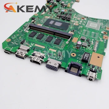 Už Asus X556UA X556UAK X556UAM X556UJ X556UV X556UF X556UR X556UB Mainboard X556UQ nešiojamas Plokštė i3 i5 i7 DDR3 DDR4